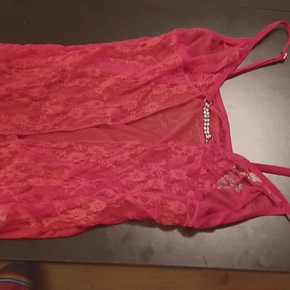 Lacey Red Lingerie